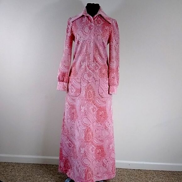 VTG,60s,70s Nardis  Custom Tailored By Nardis Of Dallas Women Dress Size SM - Picture 1 of 14
